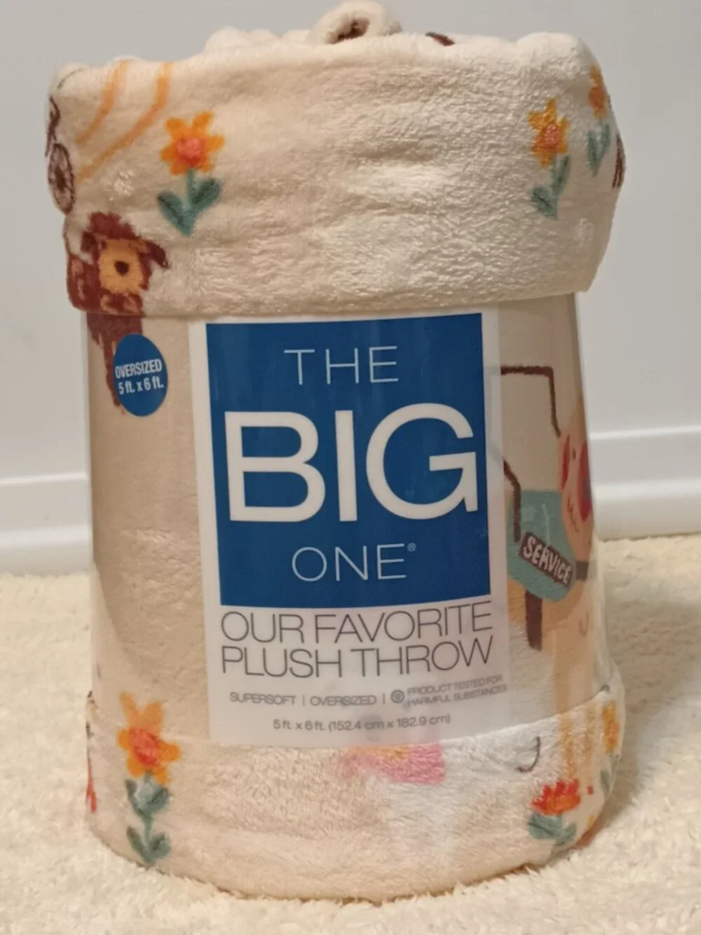 NWT ~ The Big One- "Love Fur All" Service Dog Blanket, Measures:  5 ft. x 6 ft. - Picture 9 of 9